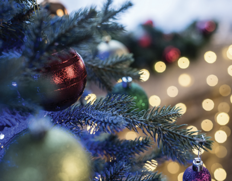 xmas tree closeup