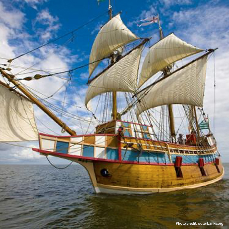 elizabeth 2 roanoke island